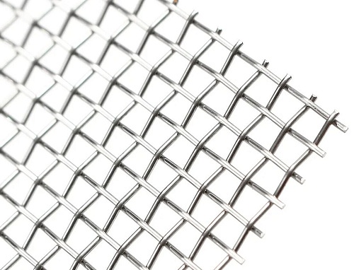 Нержавеющая сетка # 14,0 d 1,0 ГОСТ 3826-82 рифленая